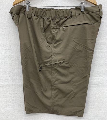 Wrangler Men's Bermuda Shorts Size 42 Green Taupe Walking Summer Zip Up Pockets - Picture 15 of 18
