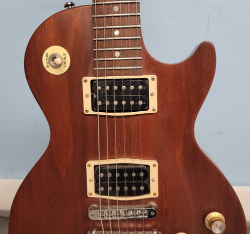 Gibson 1998 Les Paul Smartwood Electric Guitar - Aftermarket Tuners Some Damage - Picture 6 of 24