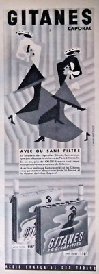 PRESSEWERBUNG 1956 ZIGARETTEN ZIGEUNERGEFREITER MIT ODER OHNE FILTER