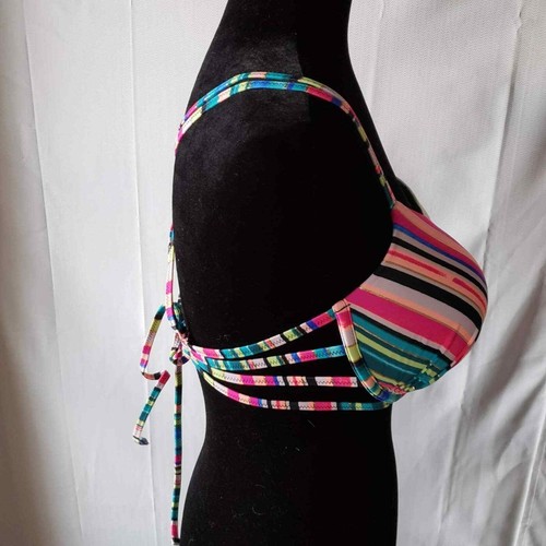 Shade & Shore Striped Shell Strappy Bikini Top - Bild 3 von 6