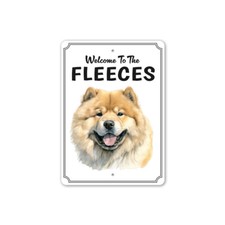 Chow Chow Welcome To Personalized Sign