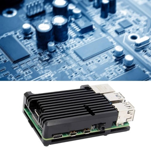 Aluminum Case with Passive Cooling, Easy Installation for 4B - Picture 2 of 14