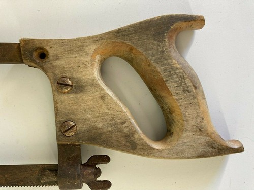 Antique Cream City Milwaukee Butchers Bone Saw Vintage Hack Saw Kitchen Decor - 第 3/5 張圖片