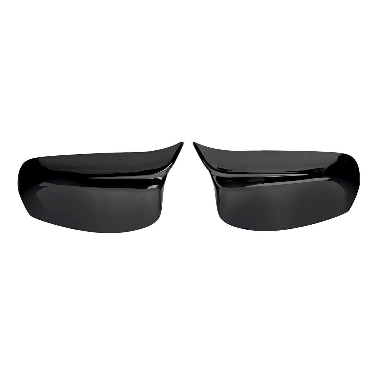 Gloss Black Rearview Side Mirror Cover Cap for BMW E60 E61 5 Series 2004-2007