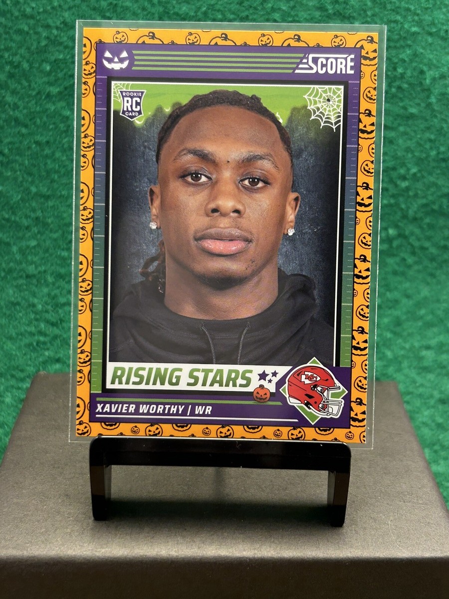 2024 Panini Score A Treat Football #50 Xavier Worthy Orange Rookie