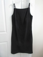 DRESS - Sangria - Sleeveless - Black - Embellished - Cocktail - Sz 6