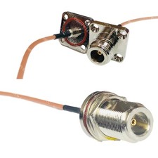 RG316 N Female Flange O-Ring to N FEMALE BULKHEAD RF Cable Rapid-SHIP LOT
