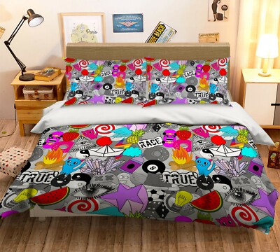 3D Paper Boat ZHUA1754 Bed Pillowcases Quilt Duvet Cover Set Queen King Zoe
