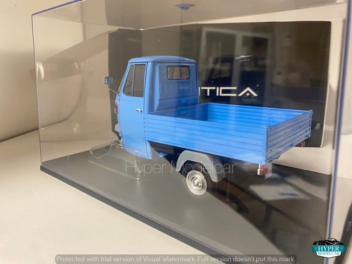MITICA 1/18 PIAGGIO APE P501 VAN OPEN 1979 BLUE ART.204003-D - Picture 3 of 3