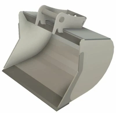 BAUSATZ Baggerschaufel Tieflöffel MS01 MS03 Minibagger-Löffel mit Hardoxschiene