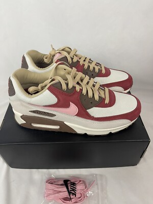Nike Air Max 90 AM90 NRG Bacon 2021 CU1816-100 Sail Red Pink Mens Size  NEW