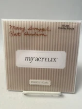 Close to my Heart My Acrylix Holiday Blocks B1284 Christmas Tree Santa Angel