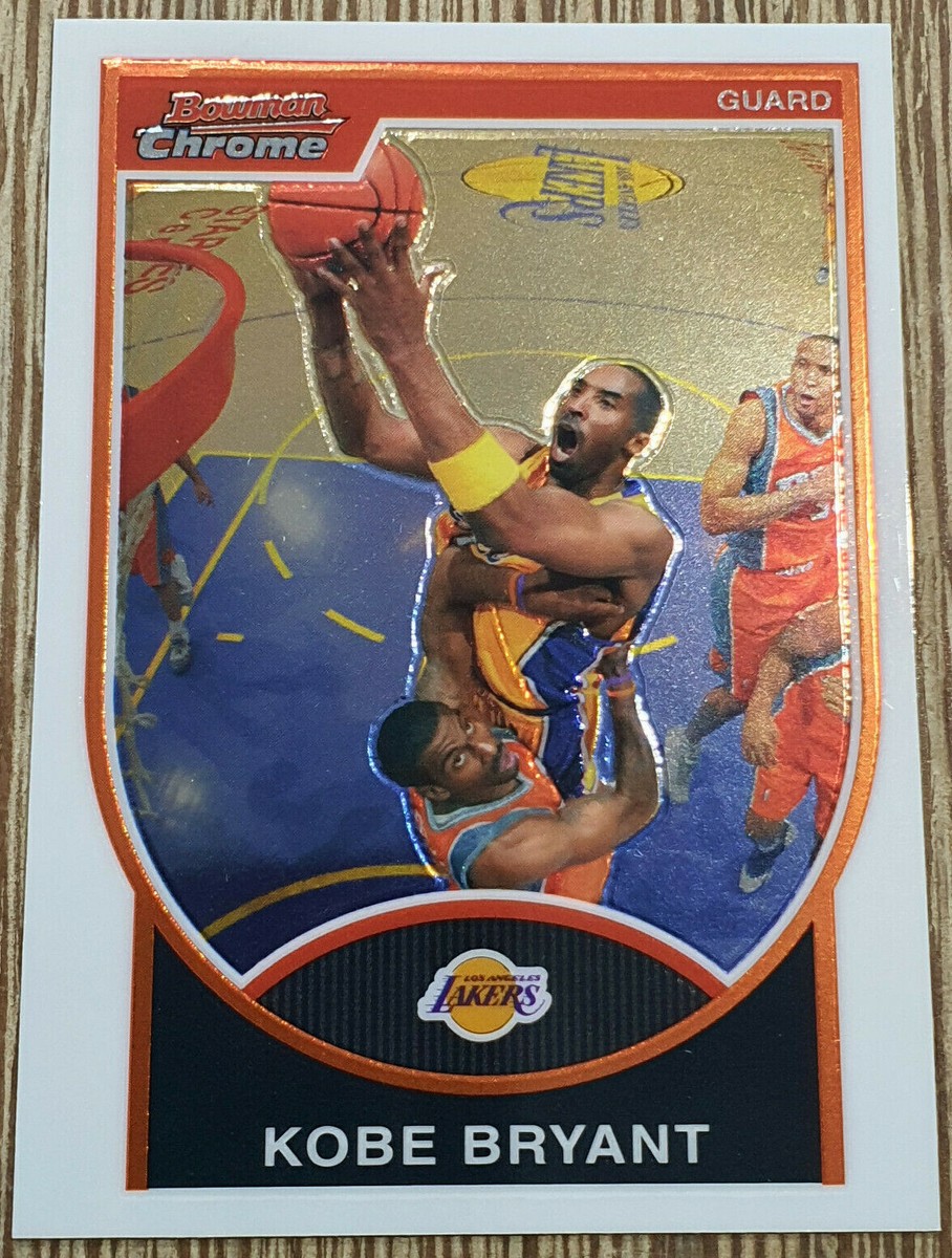 2007-08 Bowman Chrome Kobe Bryant #24 Los Angeles Lakers UK