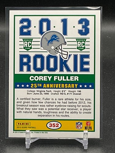 Detroit Lions *Choose Your Football Cards* Rookies Autos Relic (Updated 3/25) - Picture 29 of 275