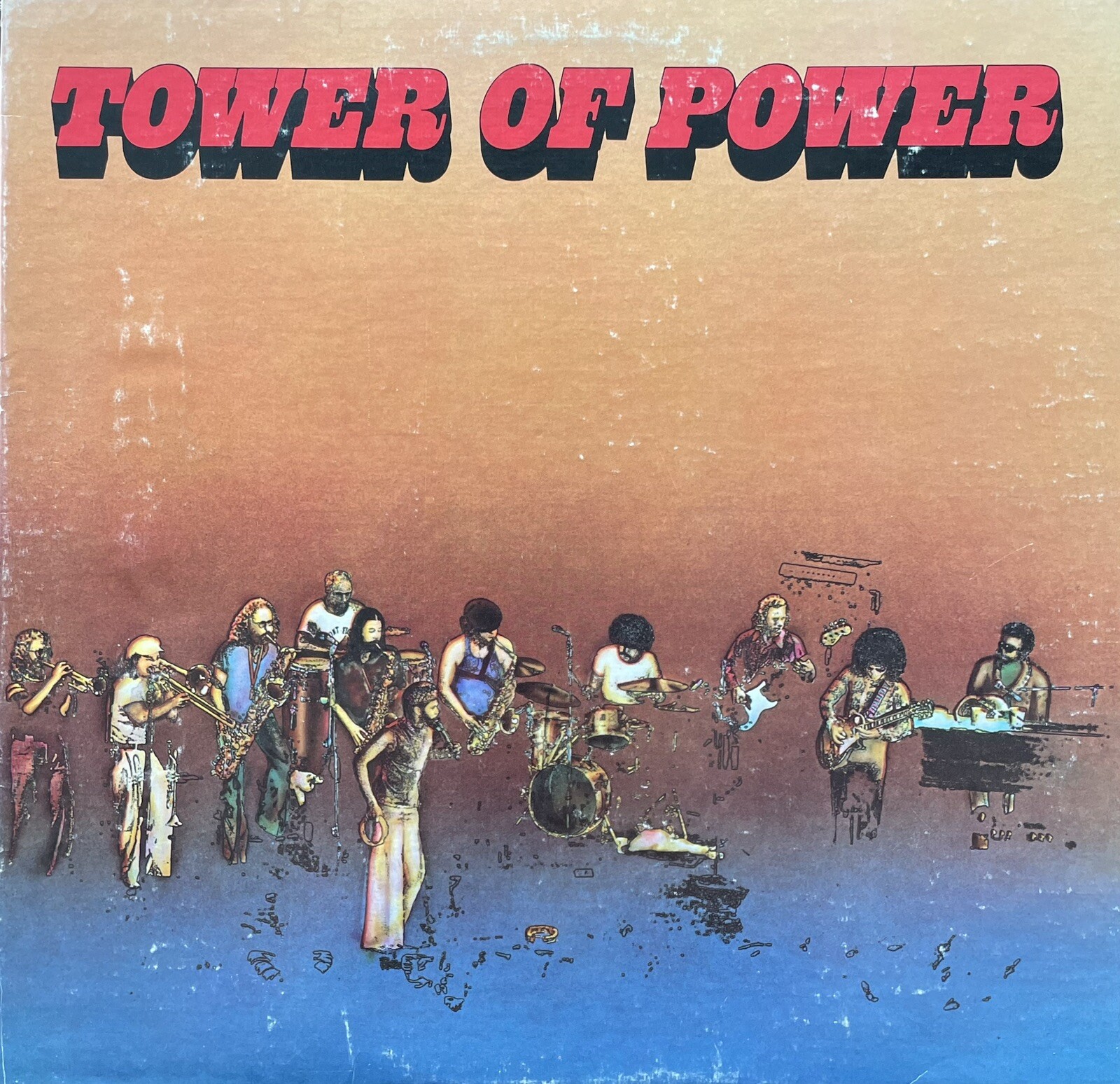 TOWER OF POWER Self Titled WARNER BROS BS-2681 LP VG+ Reissued 1978