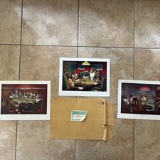 Pokers Bluff Posters 12x16-lot Of 3 Ready For Framing Original Envelope