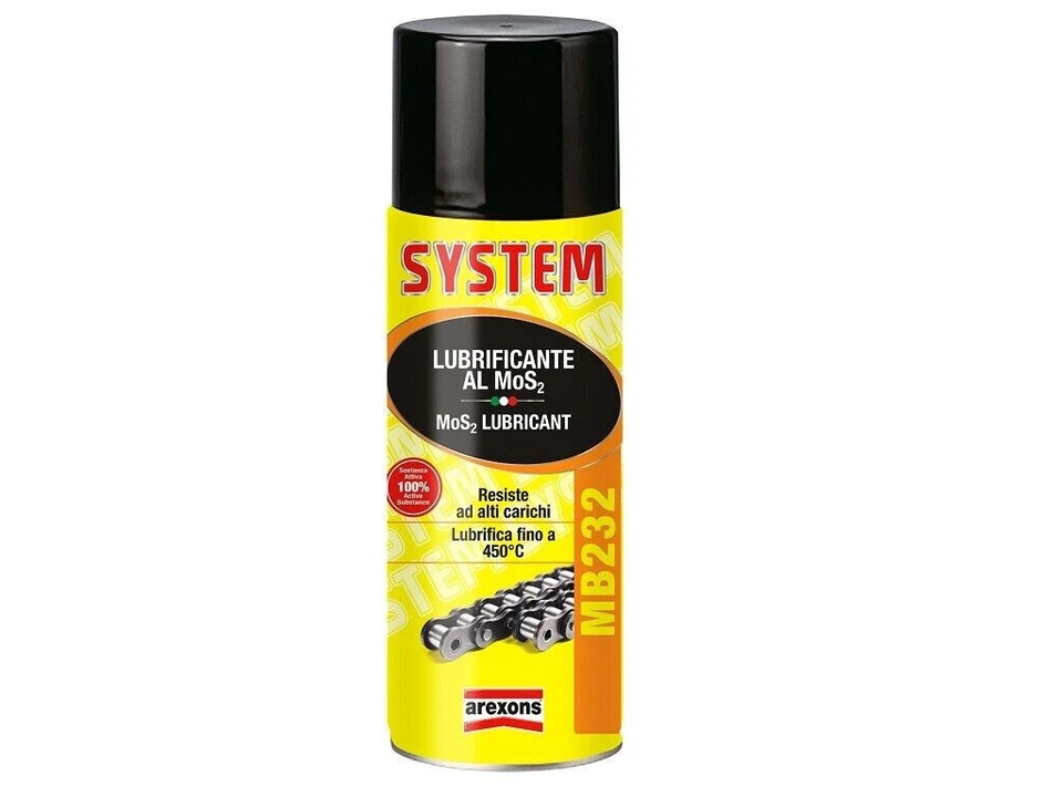 Arexons system MB232 lubrificante al MoS2 400 ml cod. 4232