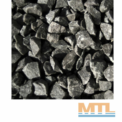 980 kg Basaltsplitt Schwarzgrau Basalt Splitt Gartenkies Zierkies Ziersplitt