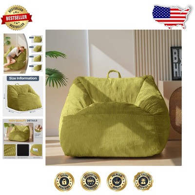 Amorphous Bean Bag Sofa with Handle - Comfortable Seating for Living Spaces