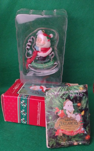 Enesco Treasury Of Christmas Ornaments " SANTA'S GINGER-BRED DOE" 1995 & Booklet - Bild 8 von 10