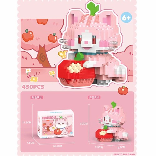 Leisure Blocks Lucky Cat Birthday Gift Children's Assembled Building - Picture 8 of 15