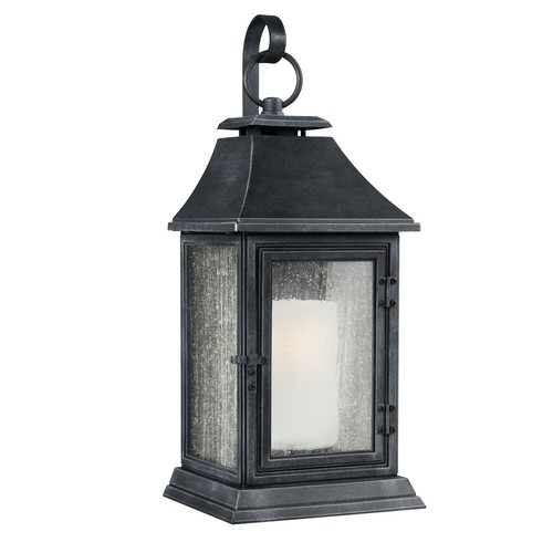 Feiss OL10603DWZ Shepherd 35.13" Outdoor Wall Sconce in Dark Weathered Zinc