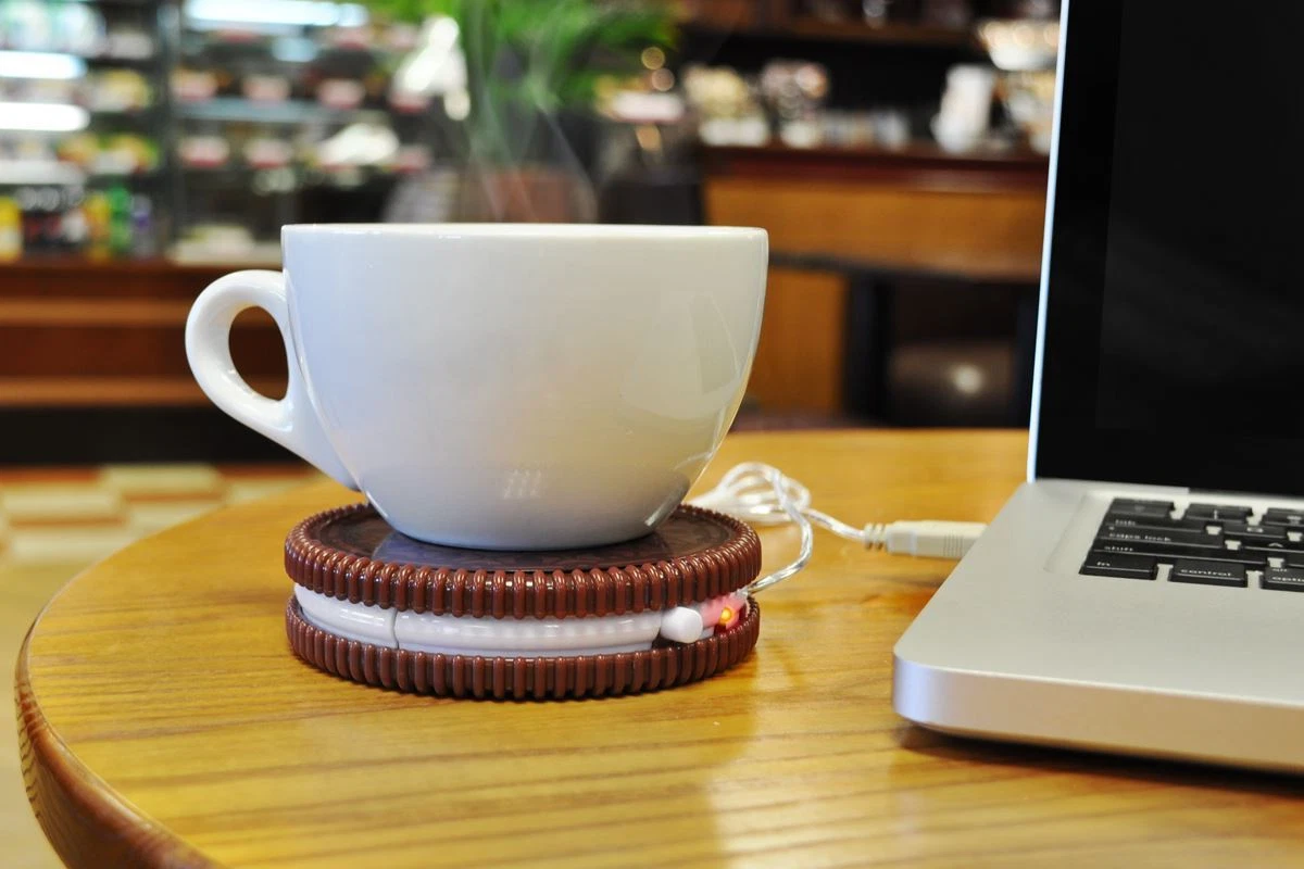 Hot Cookie Warmer Oreo Shaped Cup Warmer USB Powered By Mustard  5060111433451 | eBay