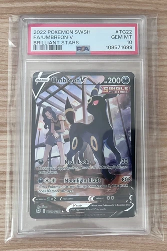 PSA 10 Umbreon V TG22/TG30 Brilliant Stars Alt Art Pokemon Card