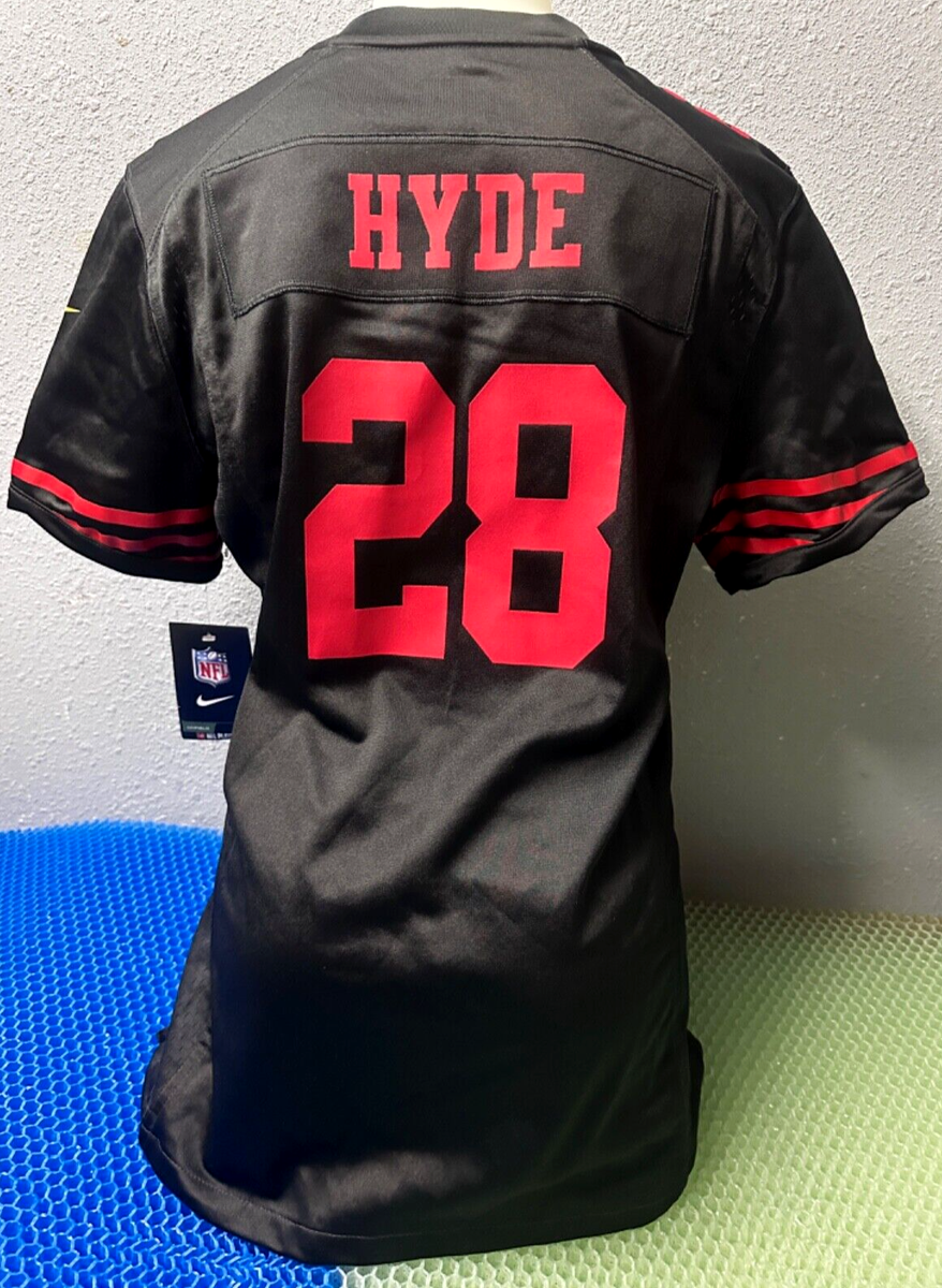 NFL San Francisco 49ers #28 Carlos Hyde Football Jersey Women's SZ