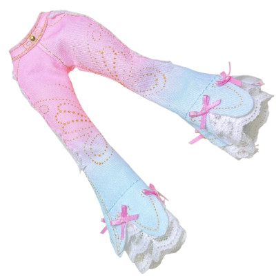 Lol Omg Doll Wildflower Outfit Clothes Butterfly Flare Pants Lace Bows Pink