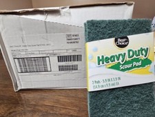 Heavy duty scouring pads
