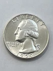 1959 D Denver Mint Washington Quarter BU Uncirculated Mint State 90% Silver