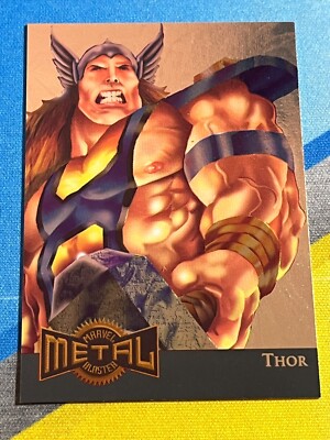 1995 Fleer Marvel Metal THOR Gold Blaster #15 | eBay