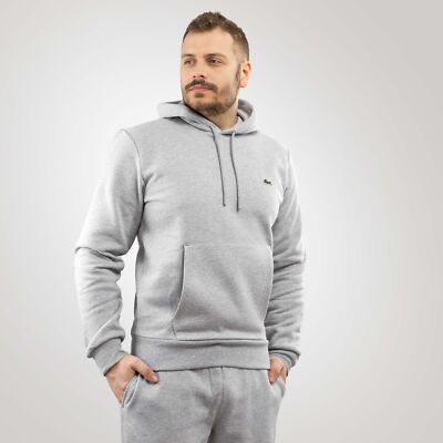 Herren Sweatshirt Lacoste Grau SH9623-CCA