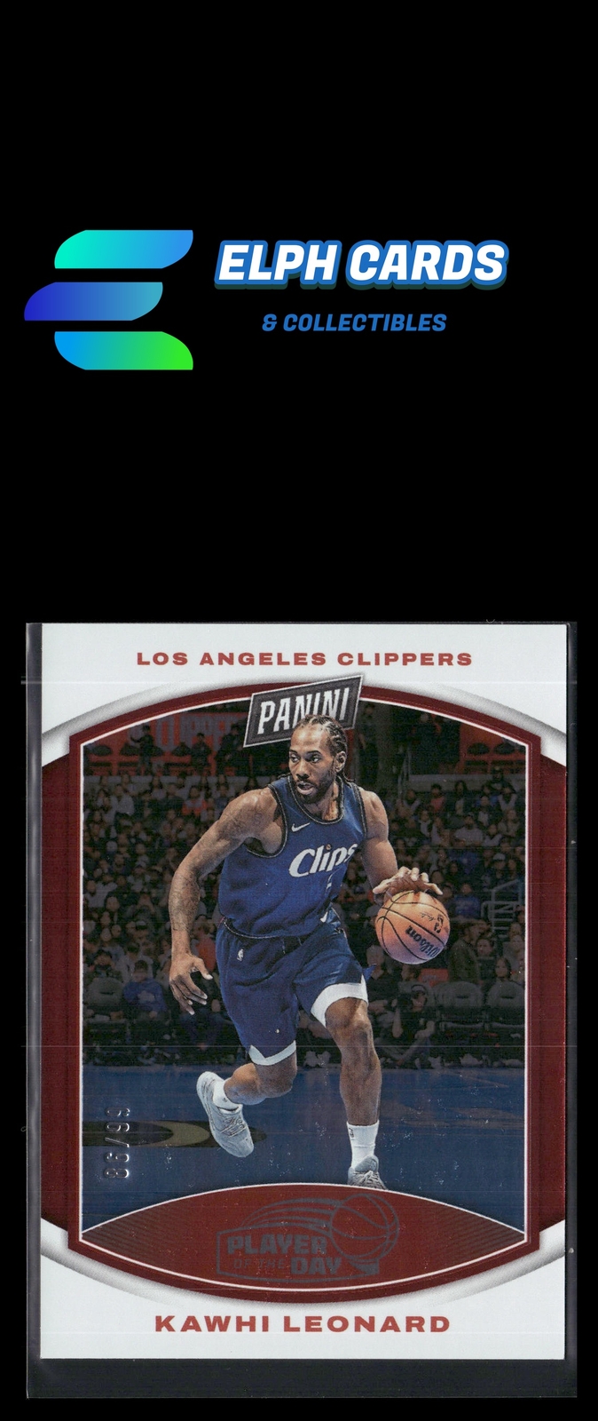 2023-24 Panini Player of the Day #18 Kawhi Leonard Red #/99