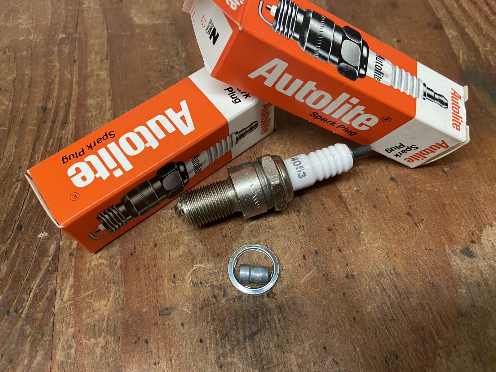 BRAND NEW  2 Auto Lite 4053 Spark Plug Motorcycle 