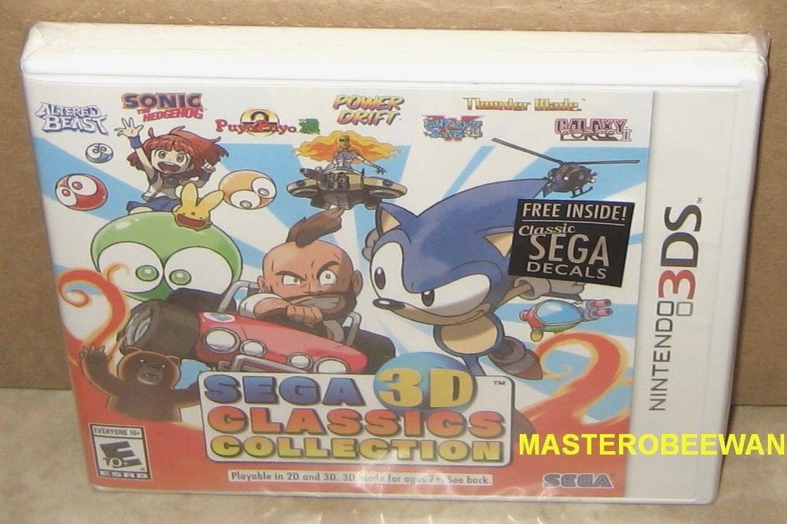 Sega 3D Classics Collection (Nintendo 3DS, 2016) New Sealed