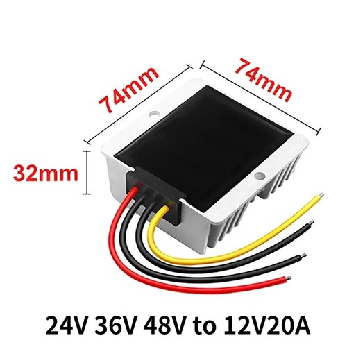 24V 36V 48V to 12V DC DC Converter 5A-20A Car Step Down Reducer Regulator 20-60V - Picture 13 of 13
