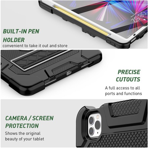 Für iPad Air 5./4. Generation Hülle Robust Stoßfest Robust Ständer Cover - Bild 7 von 15