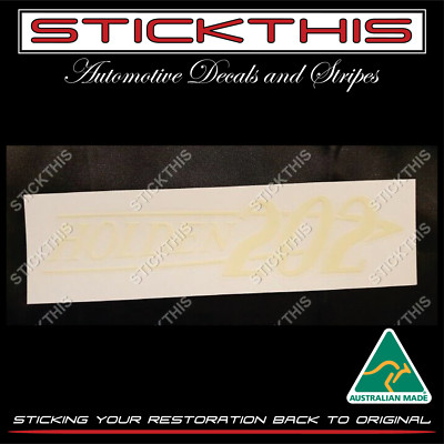 Rocker Cover Decal/Sticker 202 Engine - HR HK HT HG GTS Monaro Coupe ...