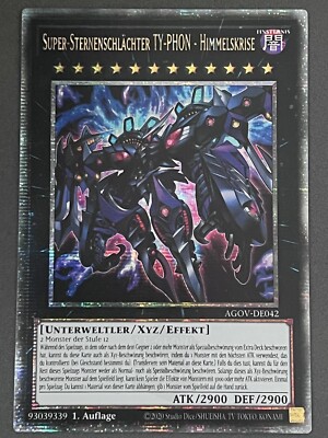 Super-Sternenschlächter TY-PHON - Himmelskrise (QCSR) AGOV-DE042 Yugioh