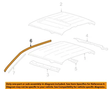 FORD OEM 04-08 F-150 Cab Roof Components-Weatherstrip 5L3Z1851222AA