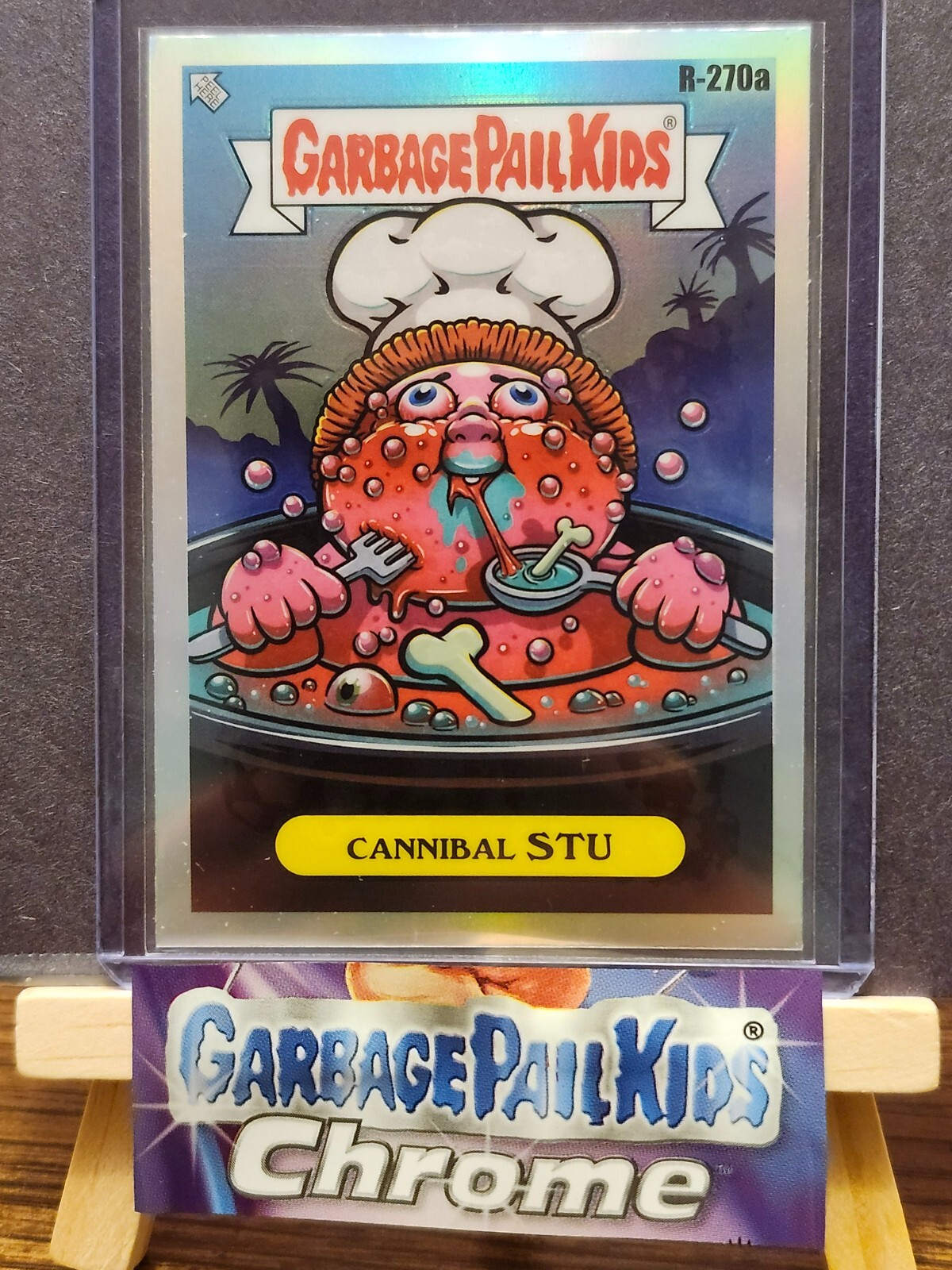 Garbage Pail Kids Chrome 7 Rory Cannibal Stu R-270a Art Card for Sale