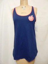 Jane And Bleecker New York Racerback Sleep Tank Top 353750 Blue  NWT