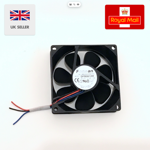 80x80x25mm High efficiency 12V Brushless low noise DC CPU Cooling fan-3 wire - Picture 3 of 5