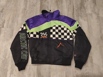 Vintage Arcticwear Team Arctic Cat Thinsulate S Jacket Snowmobile Nylon