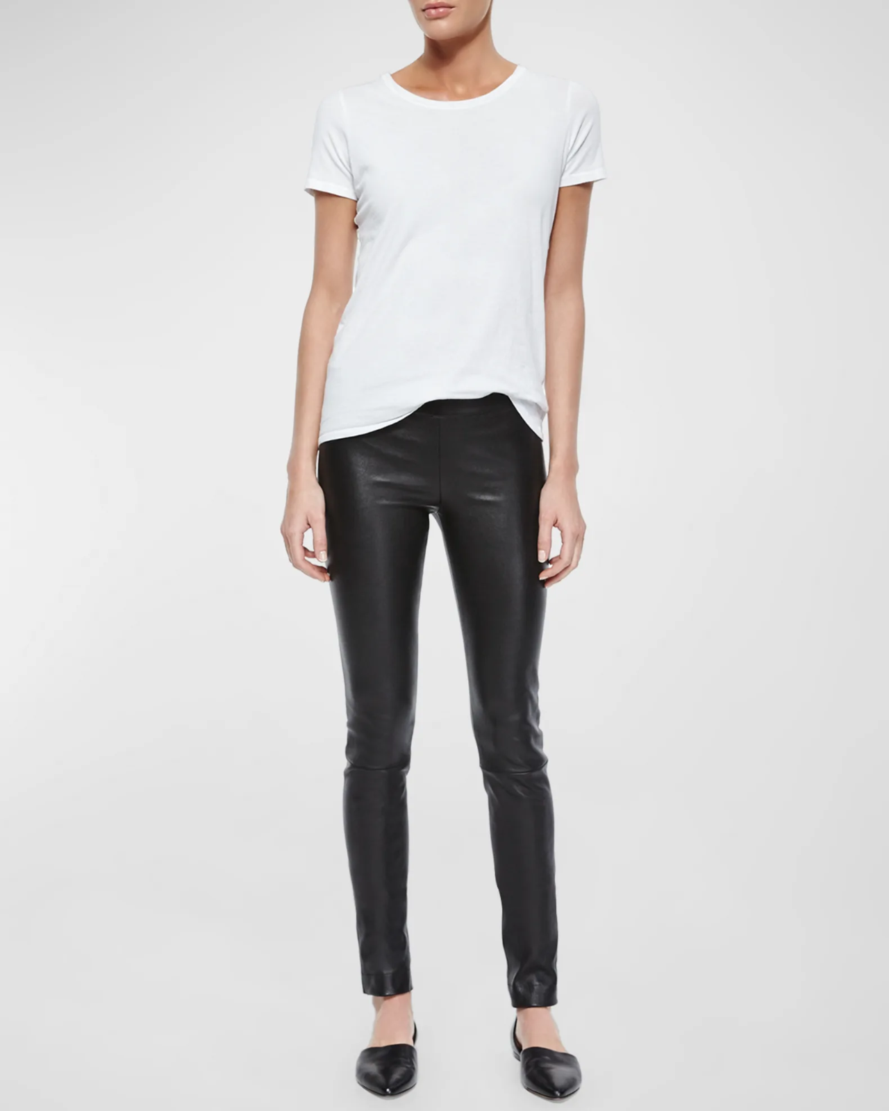 FILA Leggings pelle skinny THE ROW taglia S