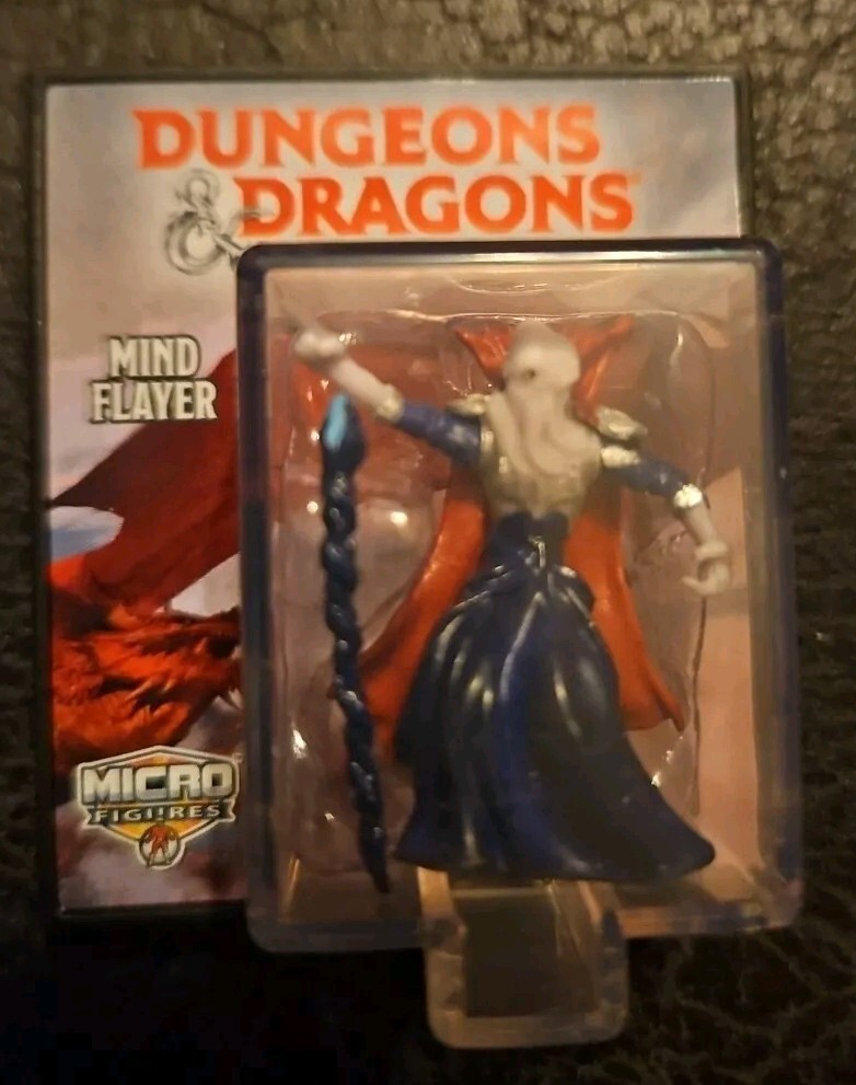 World's Smallest Micro Figures Dungeons & Dragons Mind Flayer, New, Open Capsule