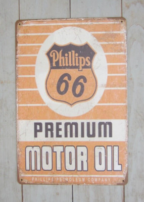 BLECHSCHILD PHILLIPS MO 20X30CM RETRO VINTAGE NOSTALGIE GESCHENK ASIA-STONE-KÖLN
