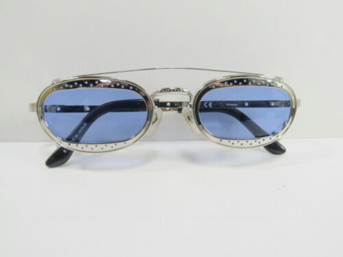 Lunettes de soleil Jean Paul Gaultier vintage années 90 56-7116 façade amovible avec boite